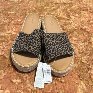 ⚡️2 for $20⚡️ Leopard Espadrille Slides